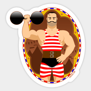 Strongman Sticker